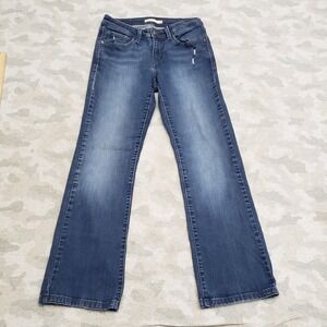 Levi's 529 Jeans Womens 29 Blue Curvy Bootcut Denim Medium Wash Stretch